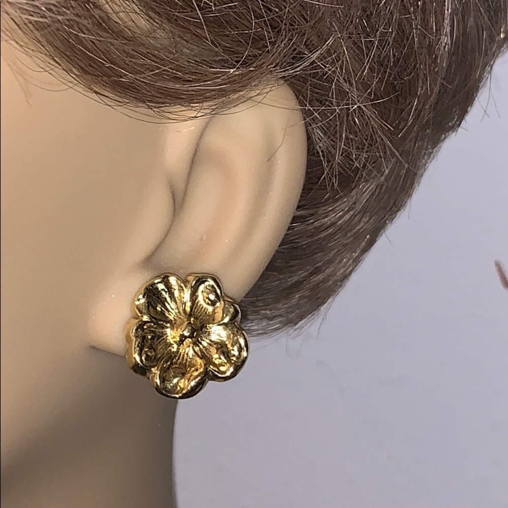 Gorgeous 18Kt gold detachable gem drop earrings - Picture 12 of 16